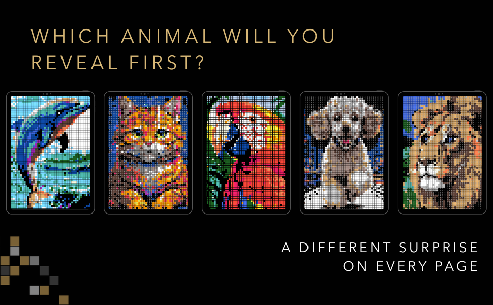 Color puzzle previews