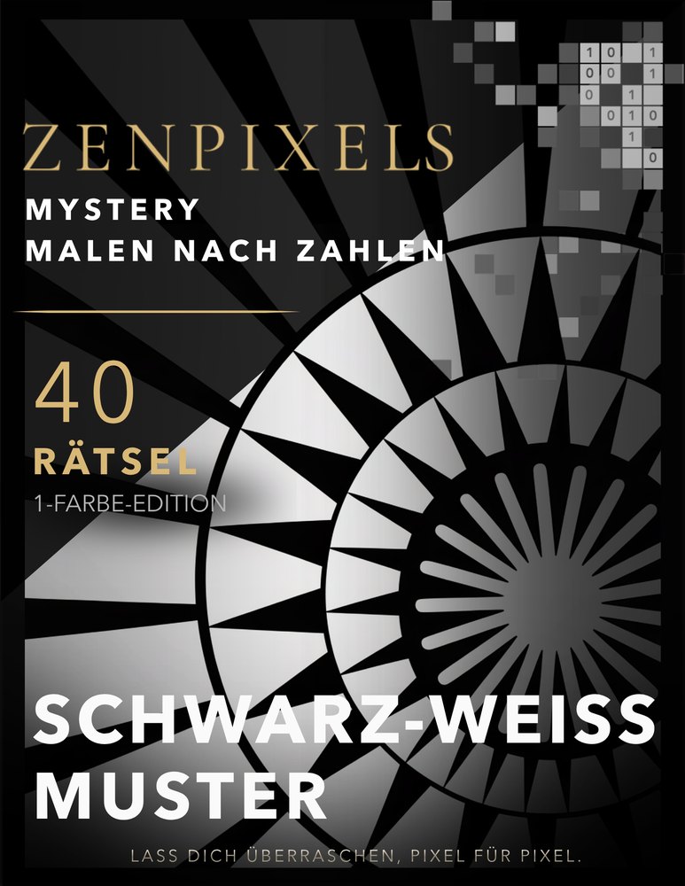 Cover: Schwarz-Weiß Muster
