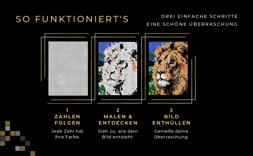 So funktioniert Mystery Malen nach Zahlen